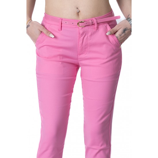 Pantaloni Alyssa Roz Aprins Eleganti Marime Mare